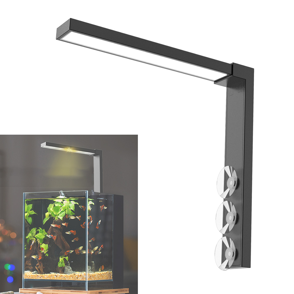 Aquarium Planted Tank Light - ABS маленькая чаша для рыбы светодиодный
