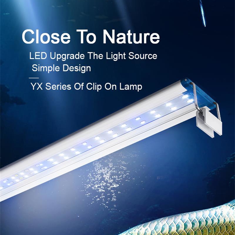 Aquarium Planted Tank Light - Расширяемый водонепроницаемый зажим на лампе для