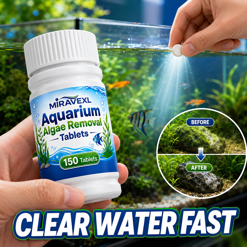 Planted Aquarium Algae Remover - Таблетки MIRAVEXL 150 для удаления водорослей