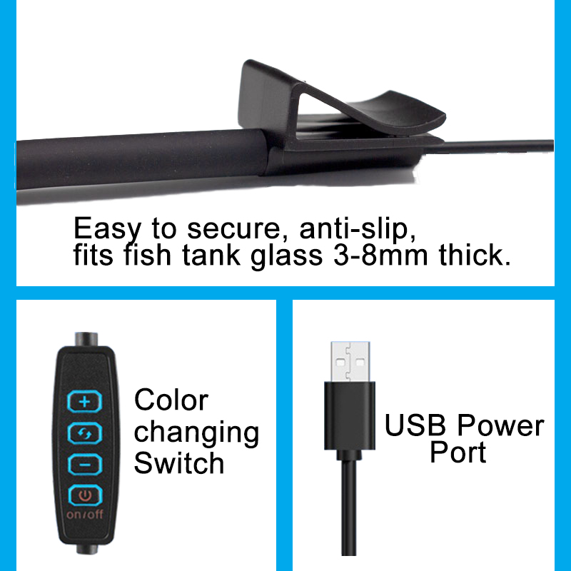 USB светодиодная лампа для акв – обзор и цена Aquarium Planted Tank Light