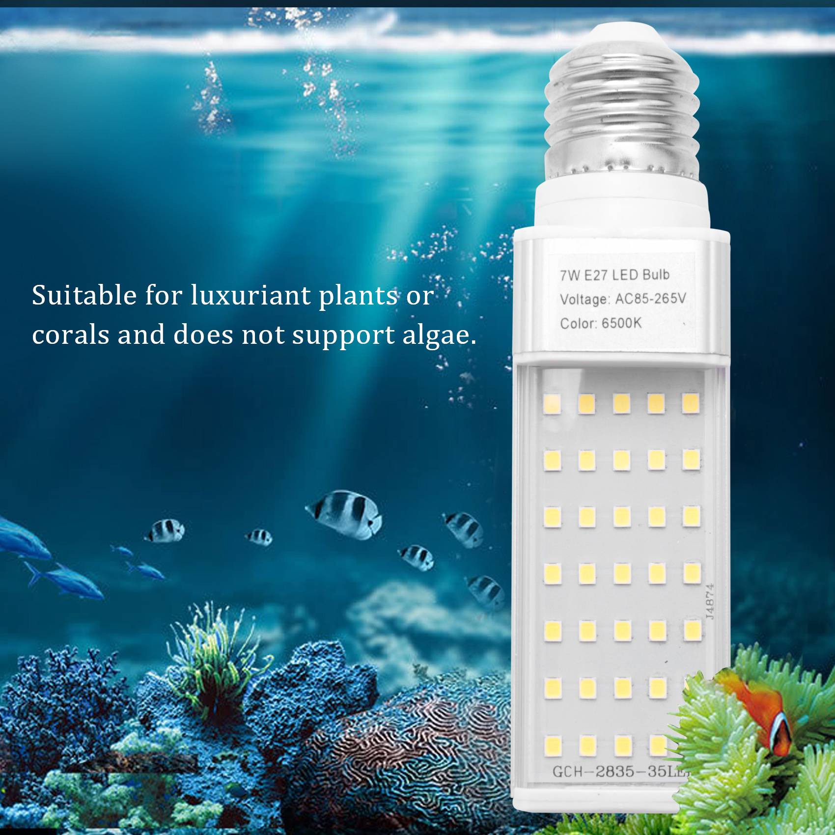 Светодиодная лампа A56P-Fishpo – обзор и цена Aquarium Planted Tank Light