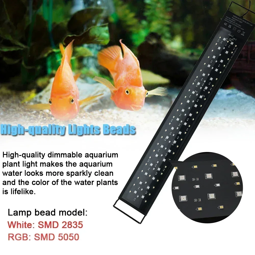 Водонепроницаемая IP68 осветит – обзор и цена Aquarium Planted Tank Light