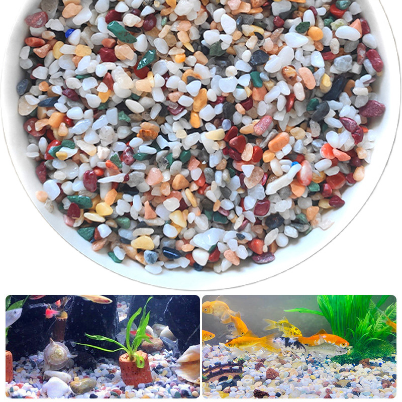 Натуральный гравий 200~1000 г  – обзор и цена Aquarium Planted Sand