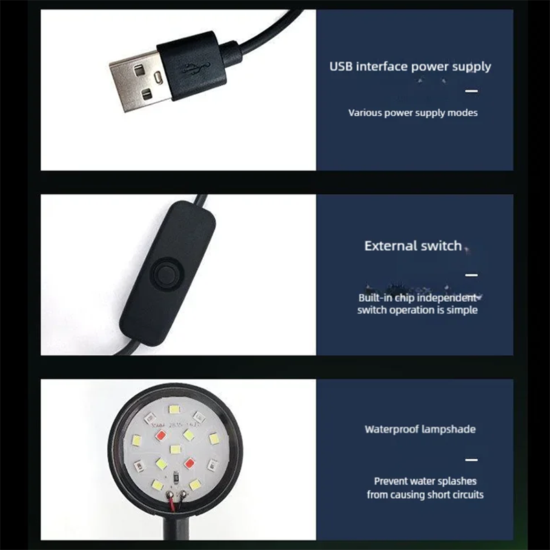 USB LED-лампа для аквариума с  – обзор и цена Aquarium Planted Tank Light